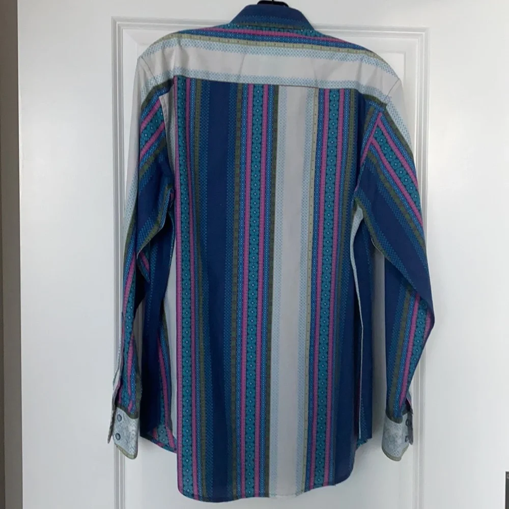 ROBERT GRAHAM Rare Men’s Sz S - Picture 4 of 8